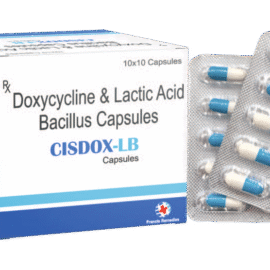 CISDOX-LB Capsules Doxycycline 10mg + Lactic Acid Bacillus
