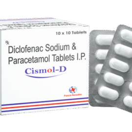 CISMOL-D Tablets Diclofenac Sodium 50 mg + Paracetamol 325 mg