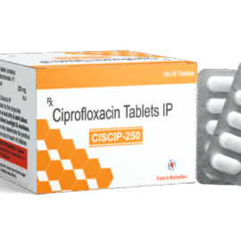 CISCIP-250 Tablets Ciprofloxacin 250mg