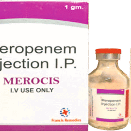 MEROCIS Meropenem 1000mg with WFI Injection
