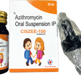 CISZEE-100 Suspension Azythromycin Tryhydrate 100mg