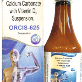 ORCIS-625 Syrup Calcium Carbonate 625mg + D3 125 IU