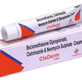 CISDERM Cream Beclomethasone Dipropionate + Neomycin + Clotrimazole Cream