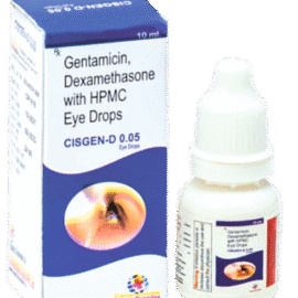 CISGEN-D 0.05 Eye Drop Gentamicin with Dexamethasone 0.05% Eye Drop